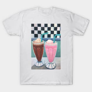 Milkshakes gouache painting T-Shirt